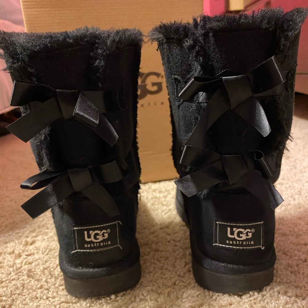 Black Bailey Bow UGGs